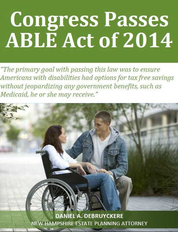 Congress Passes ABLE Act of 2014