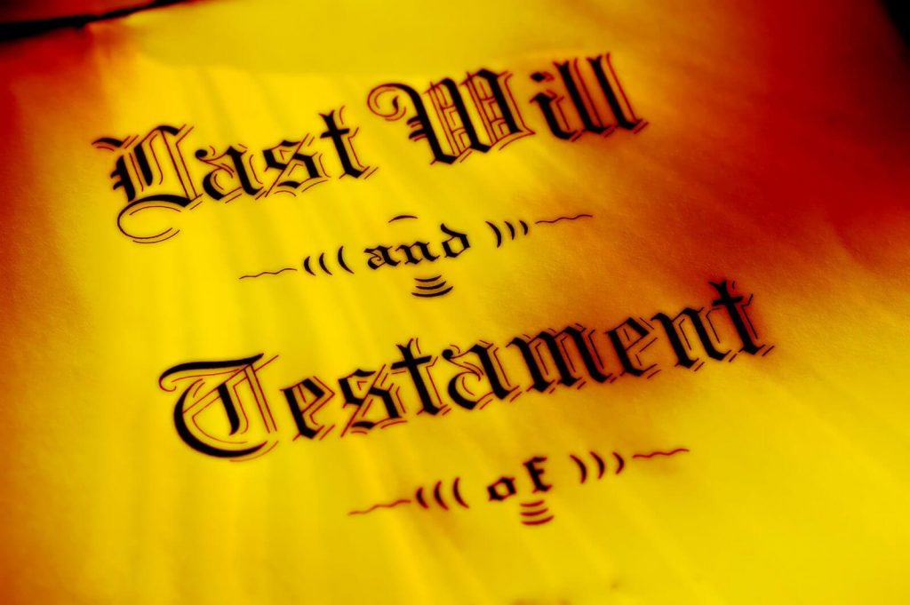 Last Will And Testament Origin